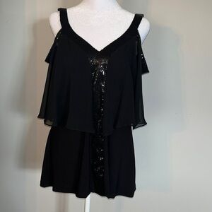 Stunning Sequin Top from Dress Barn Size Large